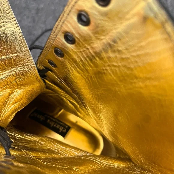 Vtg CHARLES DAVID By Nathalie M Lace Up Victorian Boots Sz 8 - Picture 10 of 13